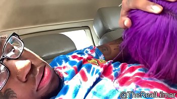 MTF Transgender with Purple Wig Swallows Lilmar’s Nut